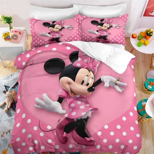 Housse de couette Minnie rose